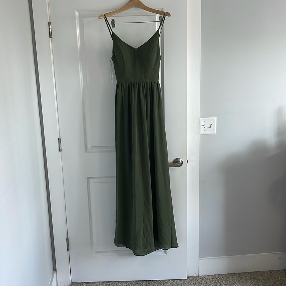 Green Revelry empire dress size 4